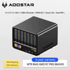 AOOSTAR Mini PC Nas WTR PRO R7 5825u Windows 11 Pro Mini PC 16/32GB DDR4 512GB/1T Supports 2.5/3.5 "HDD * 4 Desktop Computer